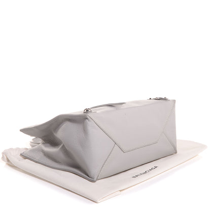 Balenciaga Calfskin Papier Mini A4 Tote Gris Glace 4 of 8