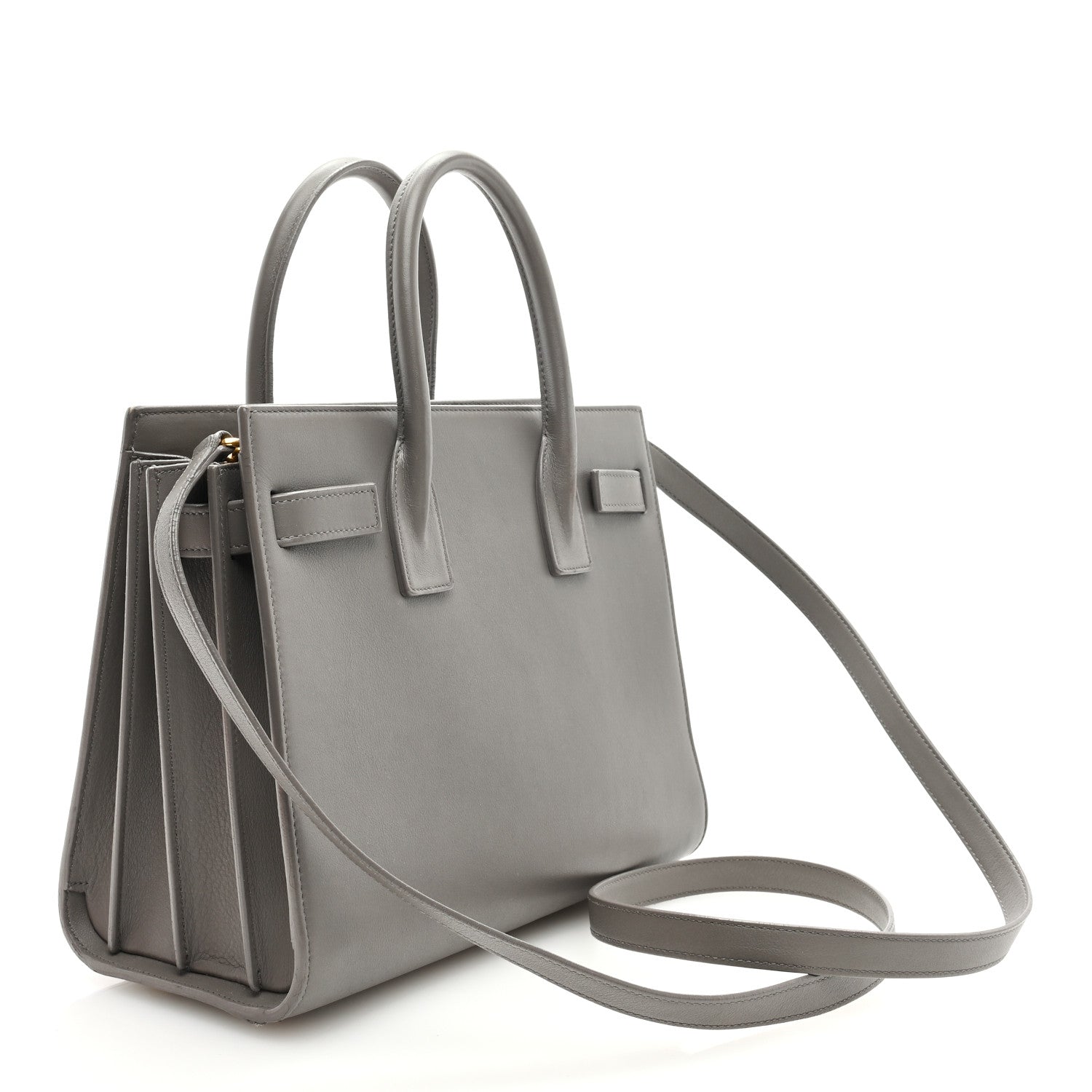 Saint Laurent Calfskin Baby Sac De Jour Fog 3 of 9