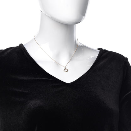 Cartier 18K Pink Yellow White Gold Diamond Trinity Pendant Necklace 2 of 6