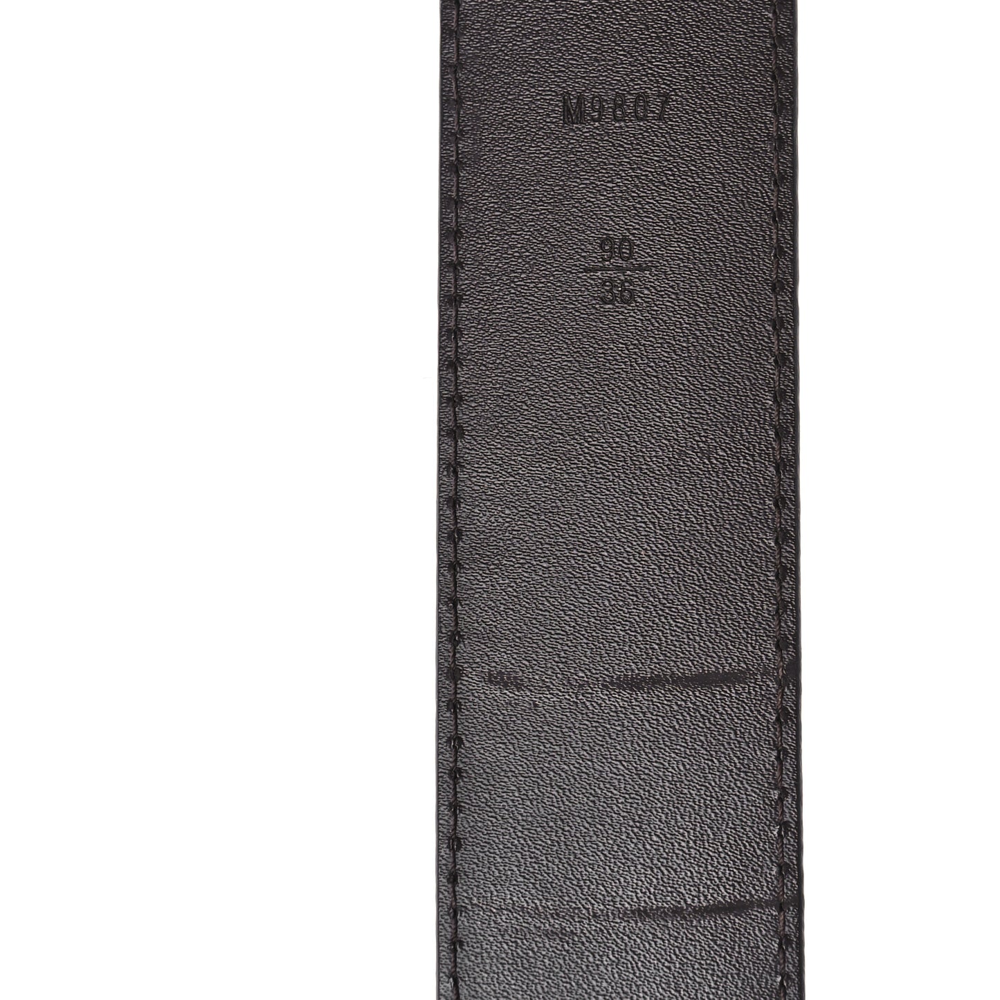Damier Ebene 40mm LV Initiales Belt 90 36