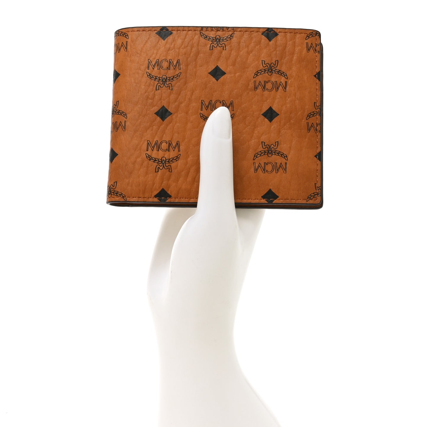 Visetos Small Flap Wallet Cognac