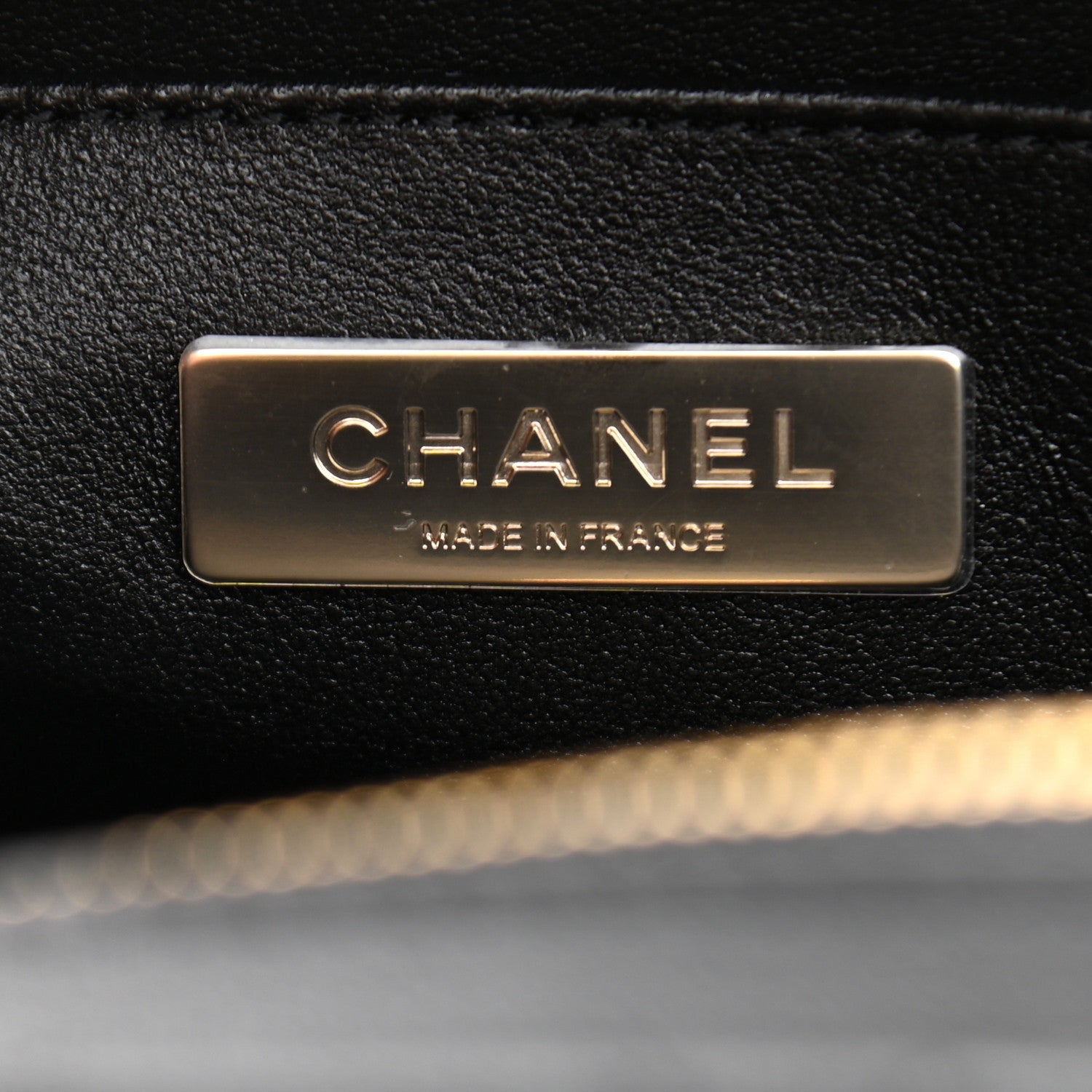 Chanel Calfskin Quilted Studded Square Vanity Case Black 5 of 10