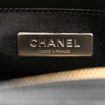 Chanel Calfskin Quilted Studded Square Vanity Case Black 5 of 10