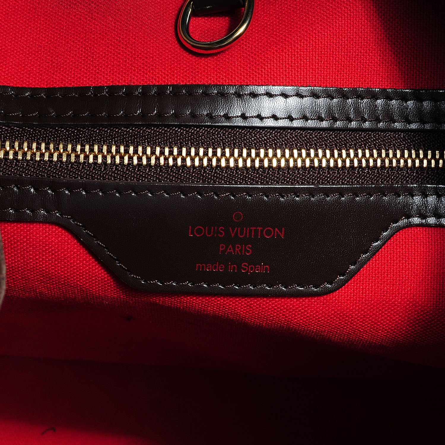 Louis Vuitton Damier Ebene Cabas Rivington 5 of 7