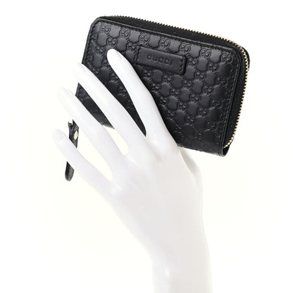 Gucci Microguccissima Zip Around Card Case Black 2 of 8