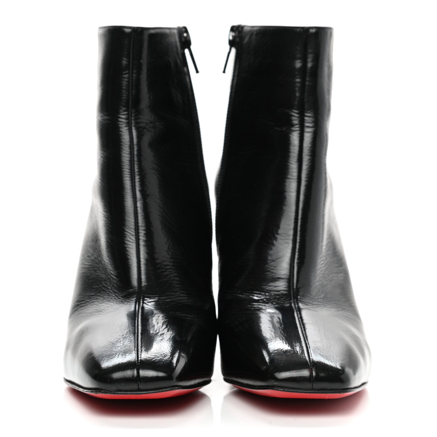 Christian Louboutin Patent Hilconico 85 Booties 36.5 Black 2 of 8