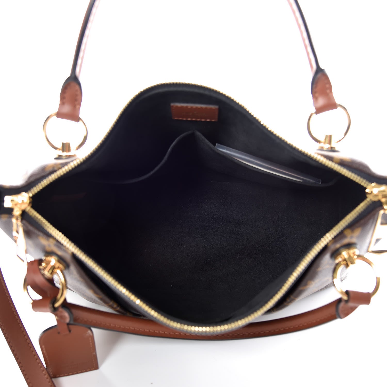Louis Vuitton Monogram V Tote MM Black 8 of 13