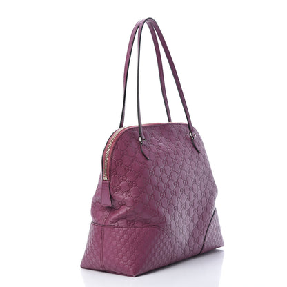 Gucci Guccissima Signature Medium Bree Shoulder Bag Peonia Flower 3 of 14