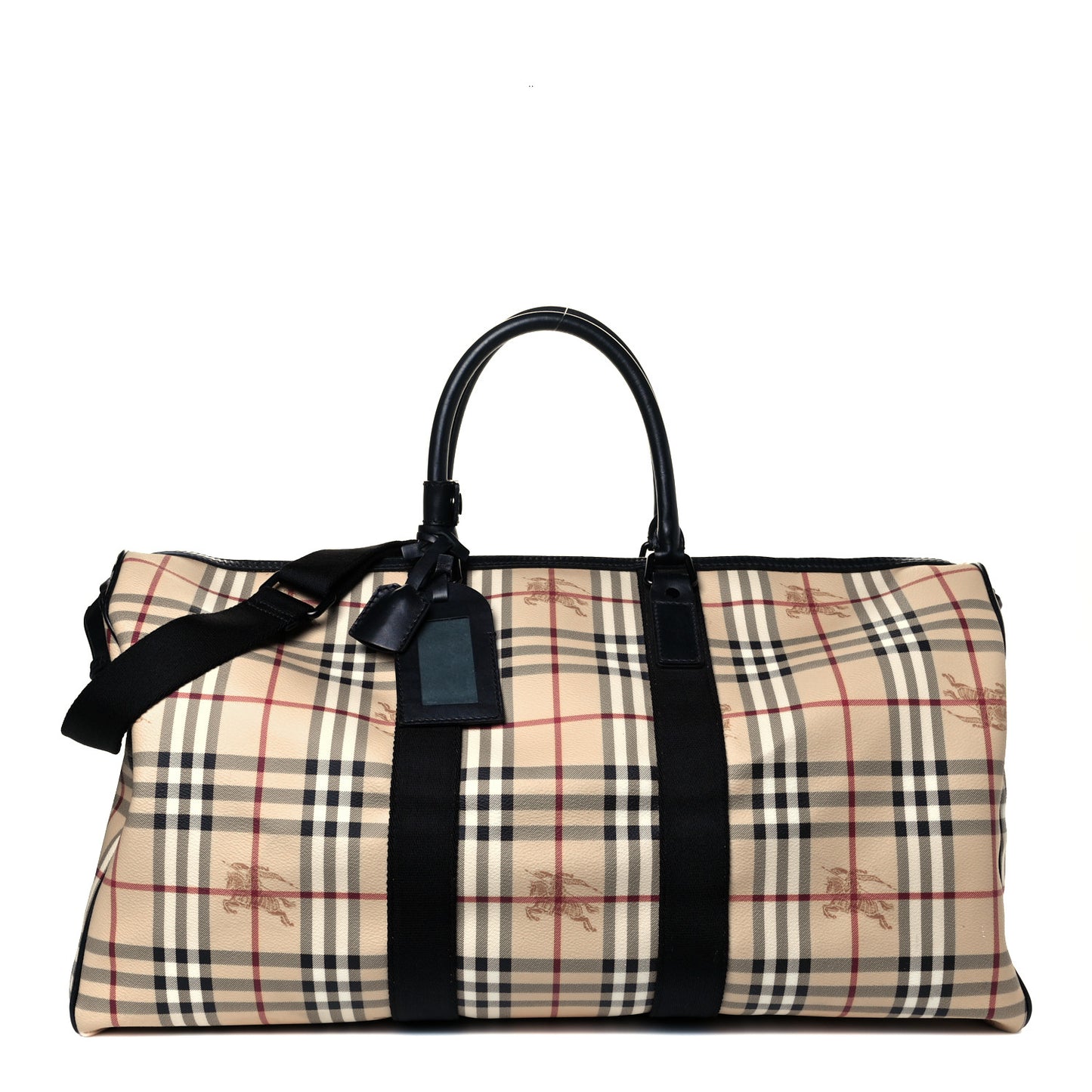 Haymarket Check Duffle Bag Black