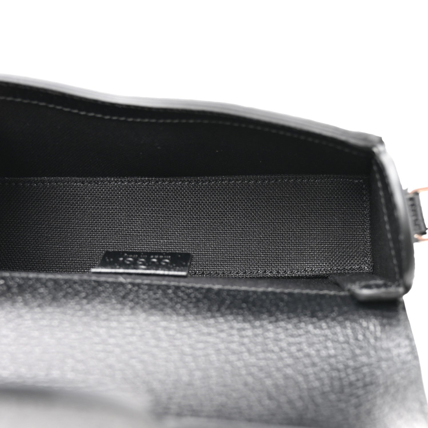 Gucci Monogram Jumbo GG Textured Dollar Calfskin Mini Horsebit 1955 Shoulder Bag Black 5 of 11