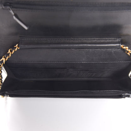 Chanel Caviar Timeless CC Wallet On Chain WOC Black 5 of 9