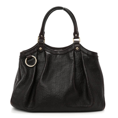Gucci Guccissima Medium Sukey Tote  Chocolate 1 of 10