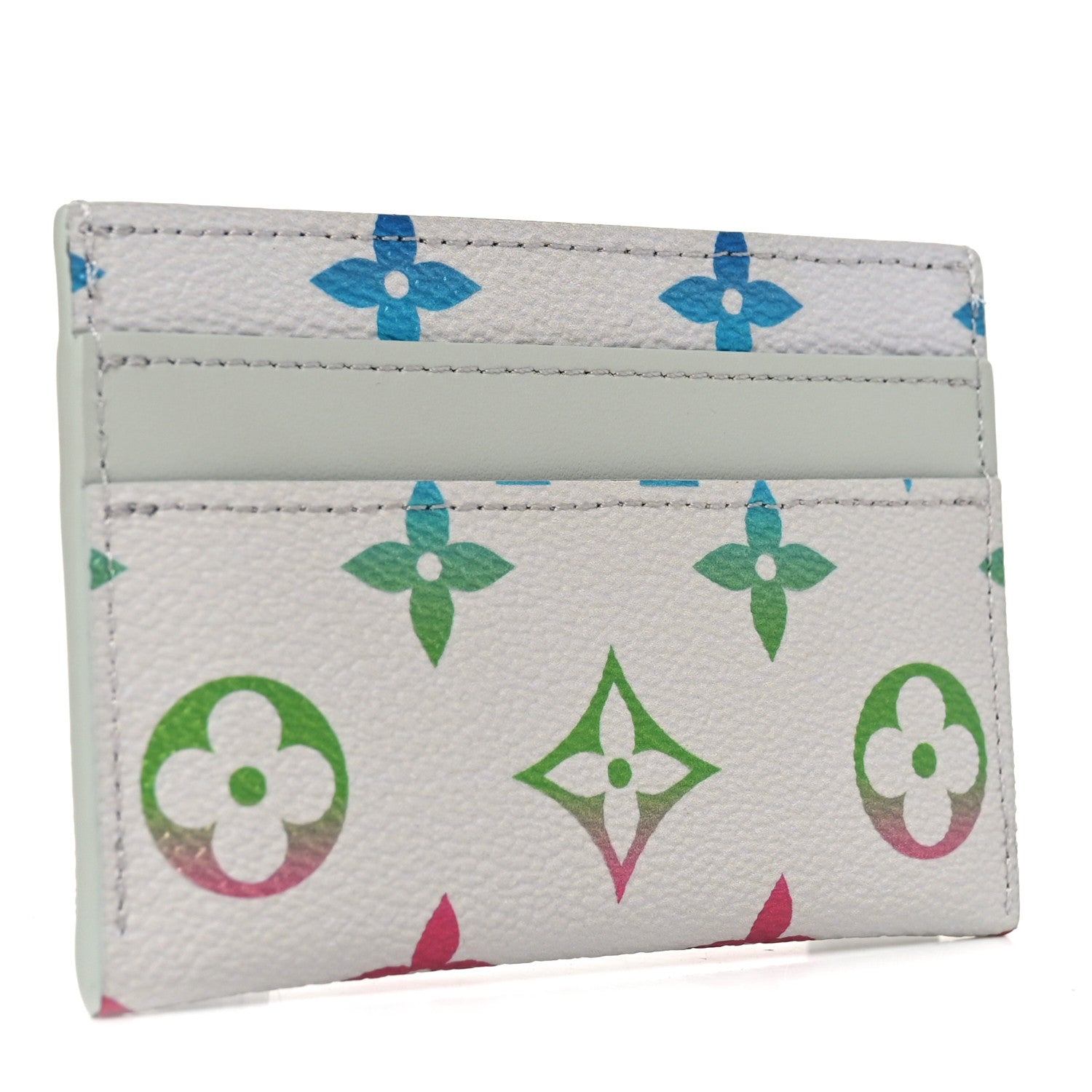 Louis Vuitton Monogram Card Holder Gradient Grey 3 of 8