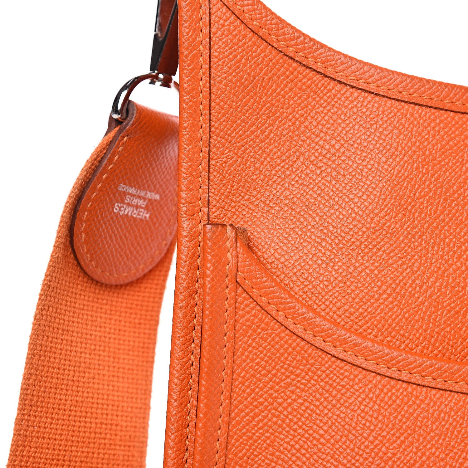 Hermes Epsom Evelyne III GM Orange 9 of 12
