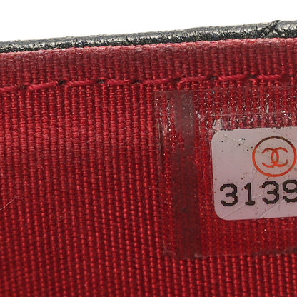 Chanel Goatskin Quilted Chanel 19 Glasses Case With Chain Black 7 of 10