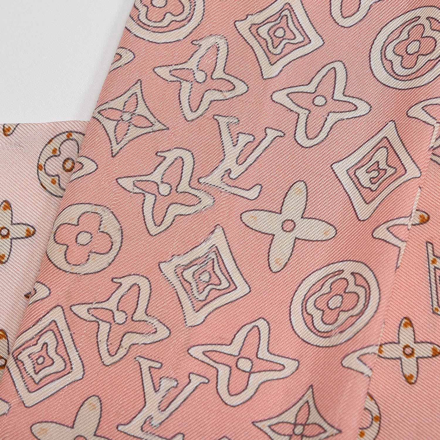 Louis Vuitton Silk Monogram Map Bandeau 9 of 9