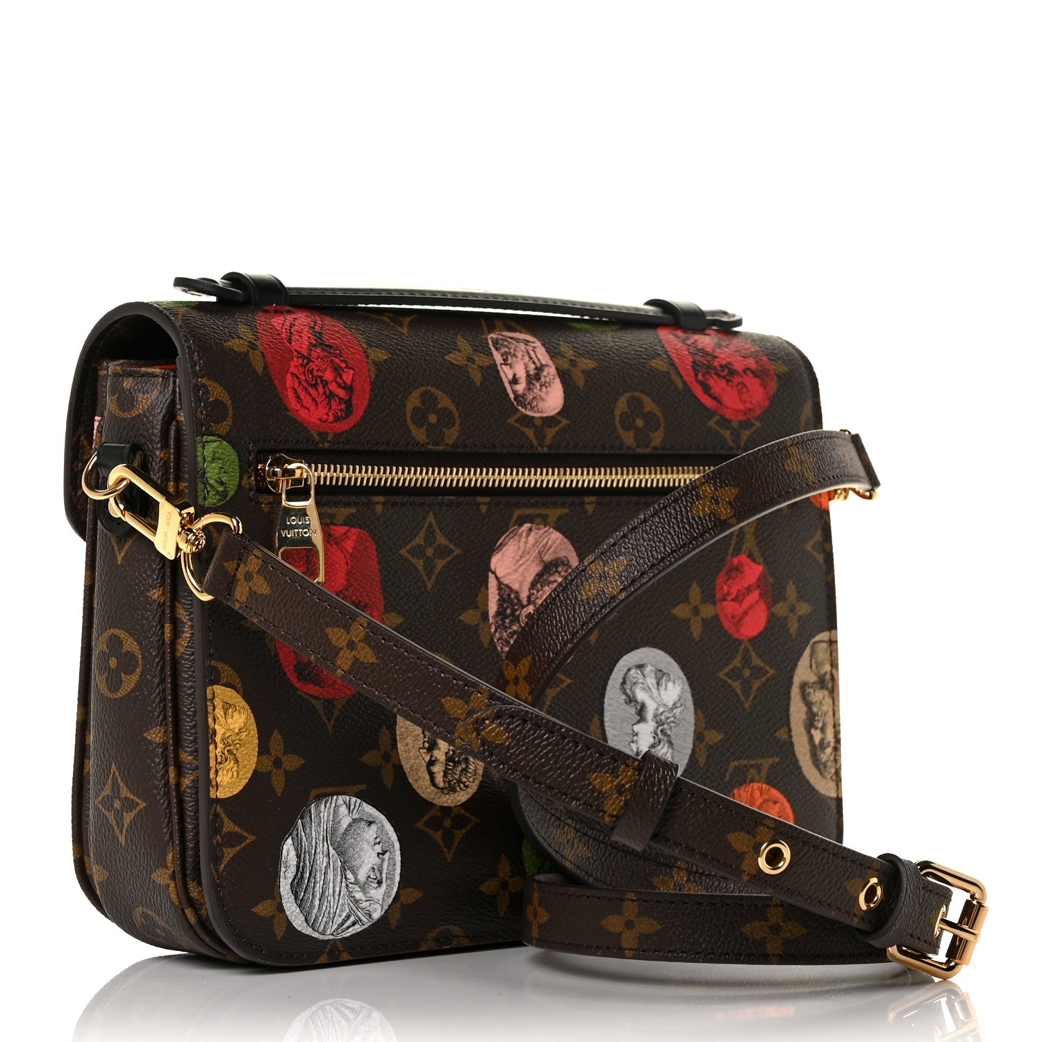 Louis Vuitton X FORNASETTI Monogram Cameo Pochette Metis 3 of 8