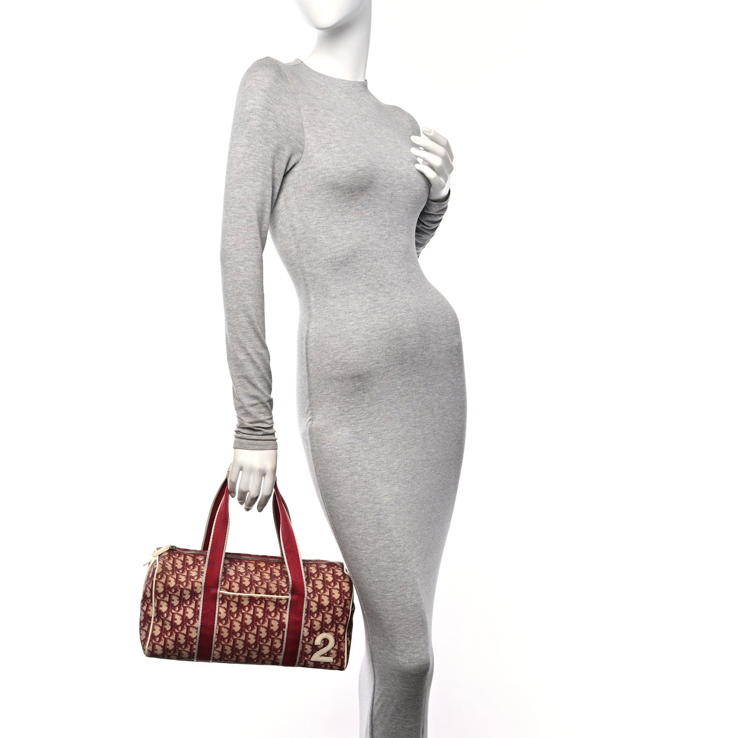 Christian Dior Monogram Girly Bag Red 3 of 10
