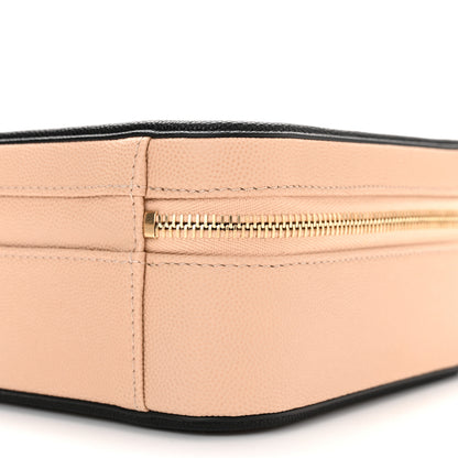 Chanel Caviar Quilted Medium CC Filigree Vanity Case Beige Black 10 of 10