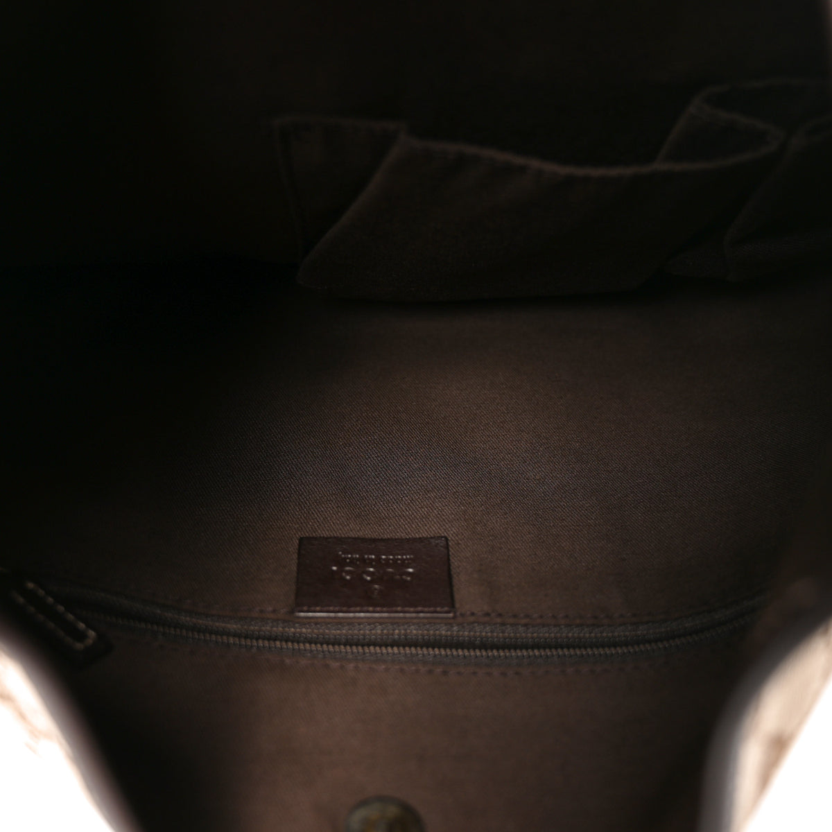 Monogram Medium New Britt Hobo Dark Brown