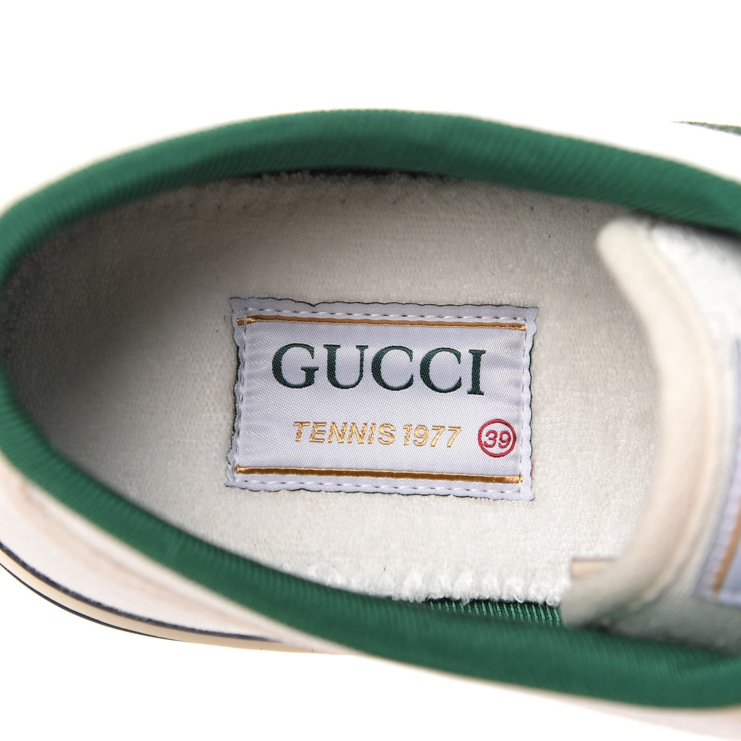 Canvas Web Womens GG Mignon Sneakers 39 White
