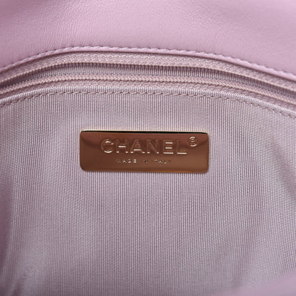 Chanel Lambskin Quilted Medium Chanel 19 Flap Light Pink 8 of 10