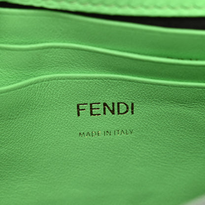 Fendi Nappa FF 1974 Embossed Mini Baguette Edamame 7 of 14