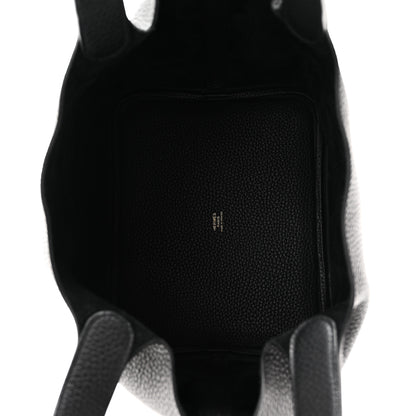 Hermes Taurillon Clemence Picotin Lock 22 MM Black 5 of 10
