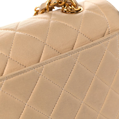 Chanel Lambskin Quilted Mini Square Flap Beige 25 of 26