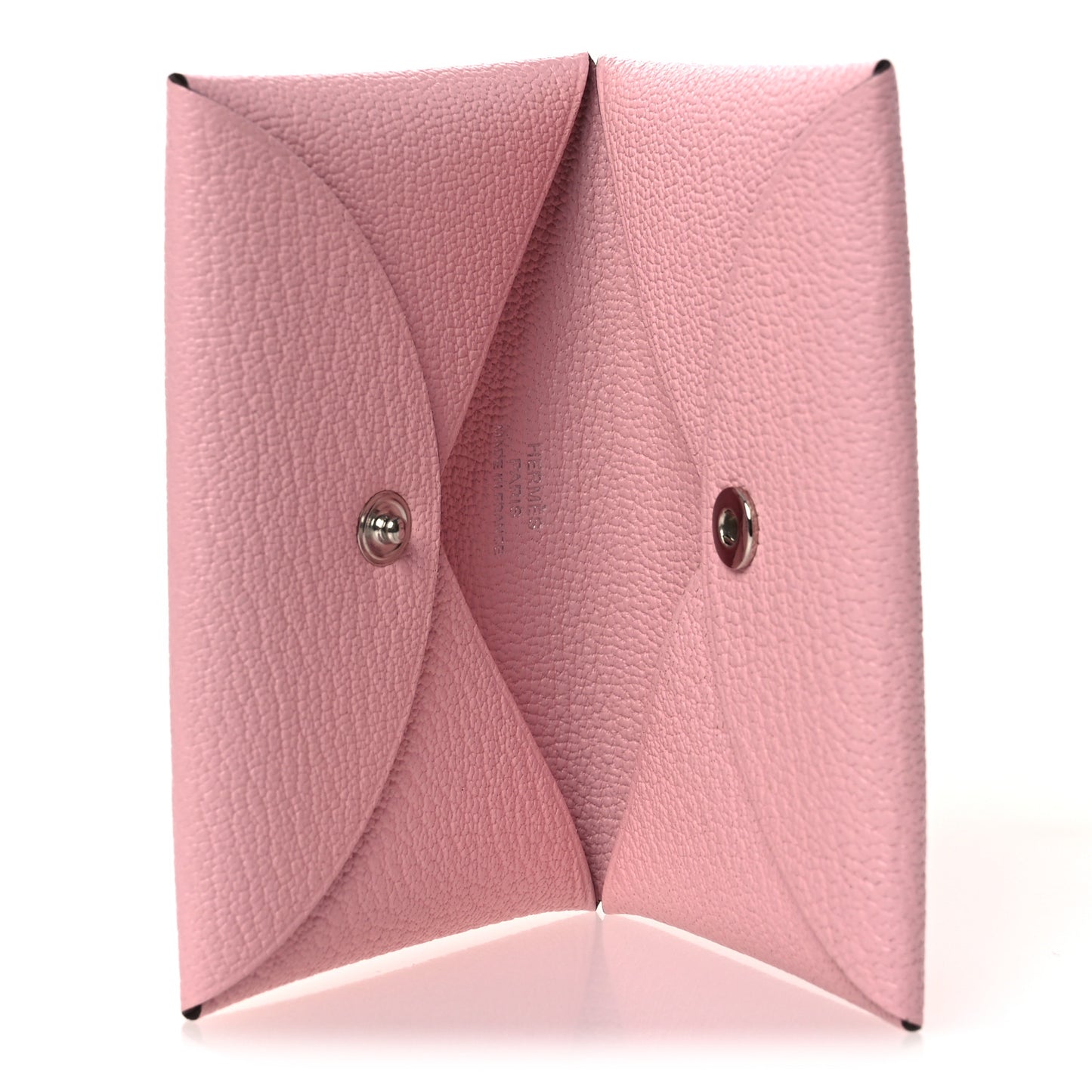 Chevre Mysore Verso Calvi Card Case Rose Sakura