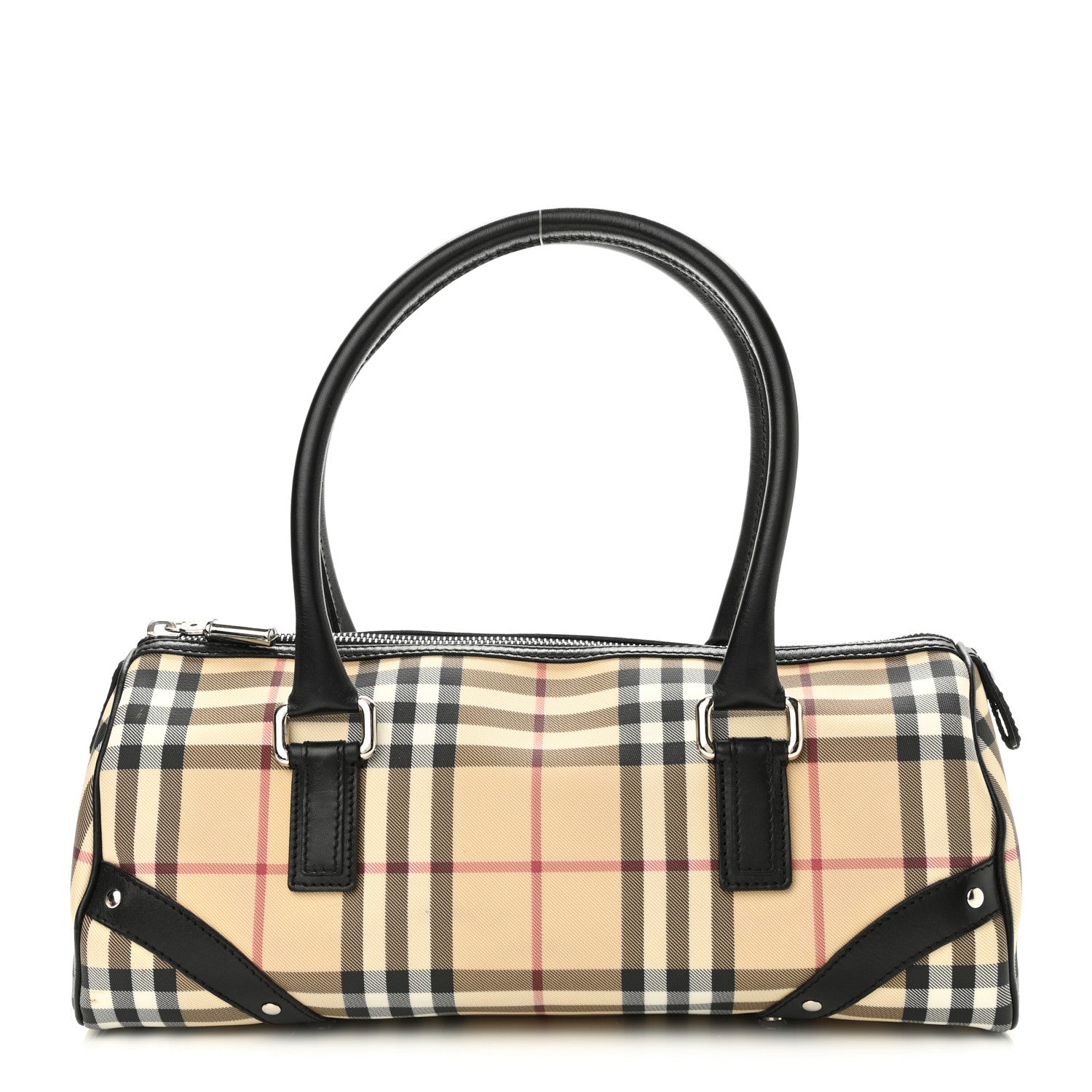 Burberry House Check Studded Bowler Black 1 of 12