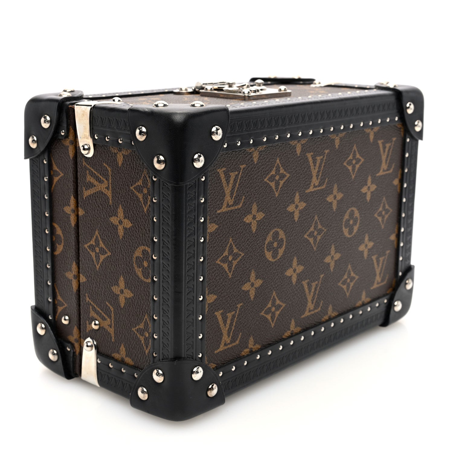 Louis Vuitton Monogram Macassar Coffret Tresor 24 Jewelry Case 4 of 9