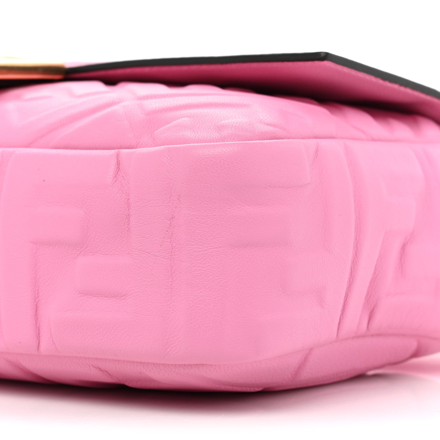 Fendi Nappa FF 1974 Embossed Baguette Lollypop 8 of 9