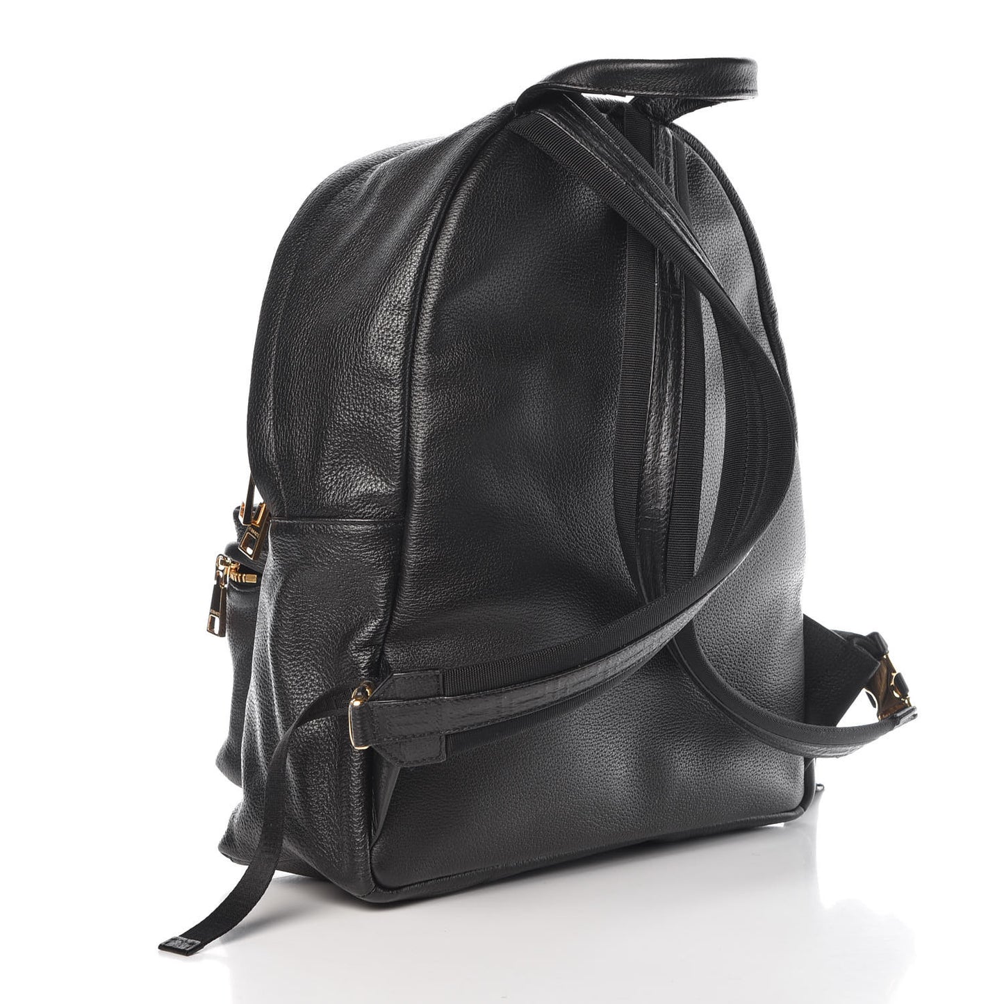 Calfskin Palazzo Medusa Backpack Black