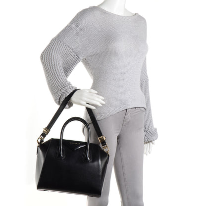 Givenchy Shiny Lord Calfskin Small Antigona Black 2 of 11