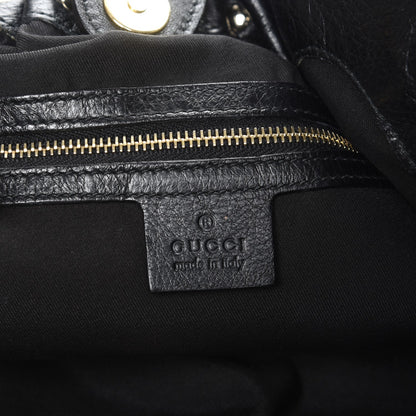 Gucci Calfskin Studded Large Pelham Tote Black 6 of 7