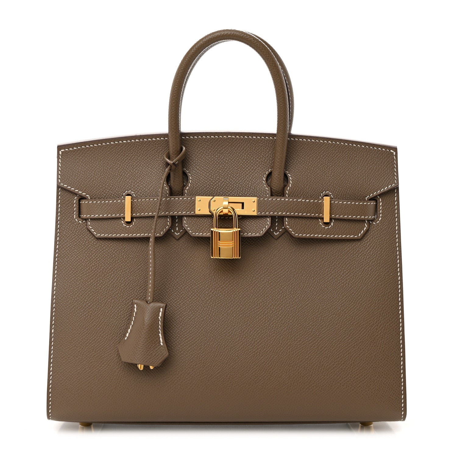 Hermes Epsom Birkin Sellier 25 Etoupe 1 of 18
