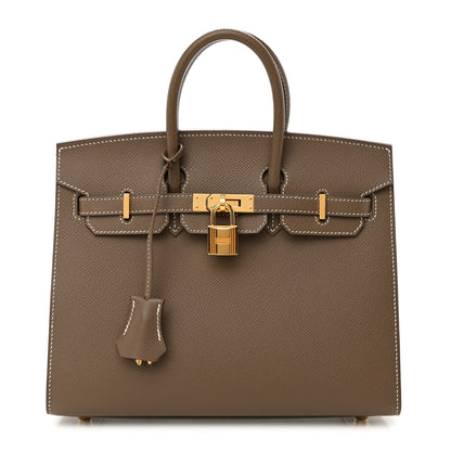 Hermes Epsom Birkin Sellier 25 Etoupe 1 of 18