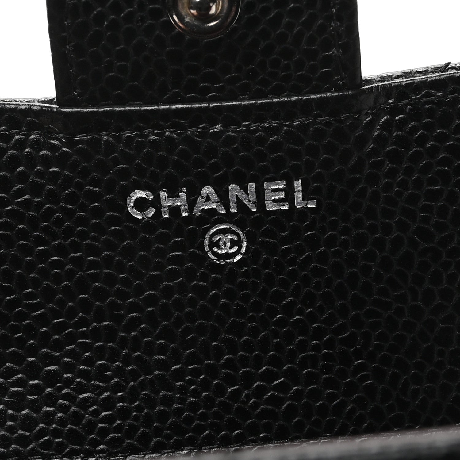 Chanel Caviar Quilted Compact Flap Wallet Black 7 of 12
