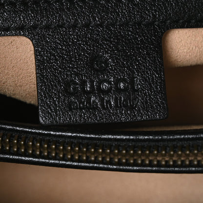 Gucci Calfskin Medium Diana Tote Bag Black Yellow Fluo 8 of 12