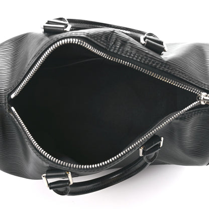 Louis Vuitton Epi Speedy 25 Black 4 of 10