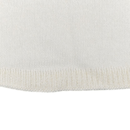 Chanel Cashmere Blend CC Logo Stole White 5 of 7