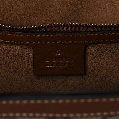Gucci GG Supreme Monogram Medium Padlock Tote Beige Cuir 6 of 13