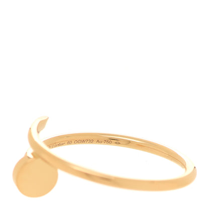 Cartier 18K Yellow Gold Small Juste Un Clou Ring 60 9 3 of 4
