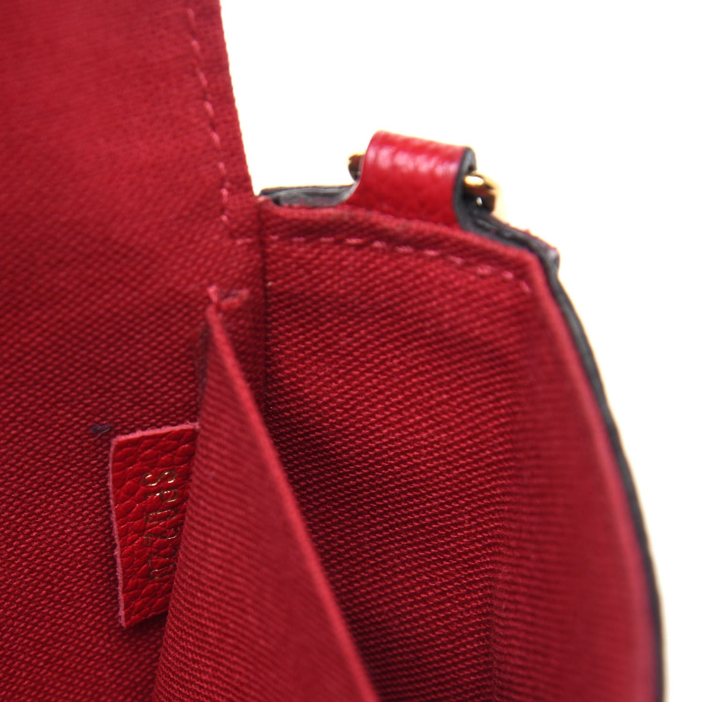 Empreinte Pochette Felicie Chain Wallet Scarlet