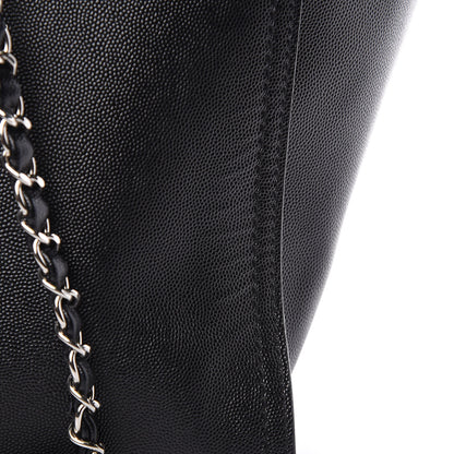Chanel Caviar Large Studded Deauville Tote Black 11 of 12