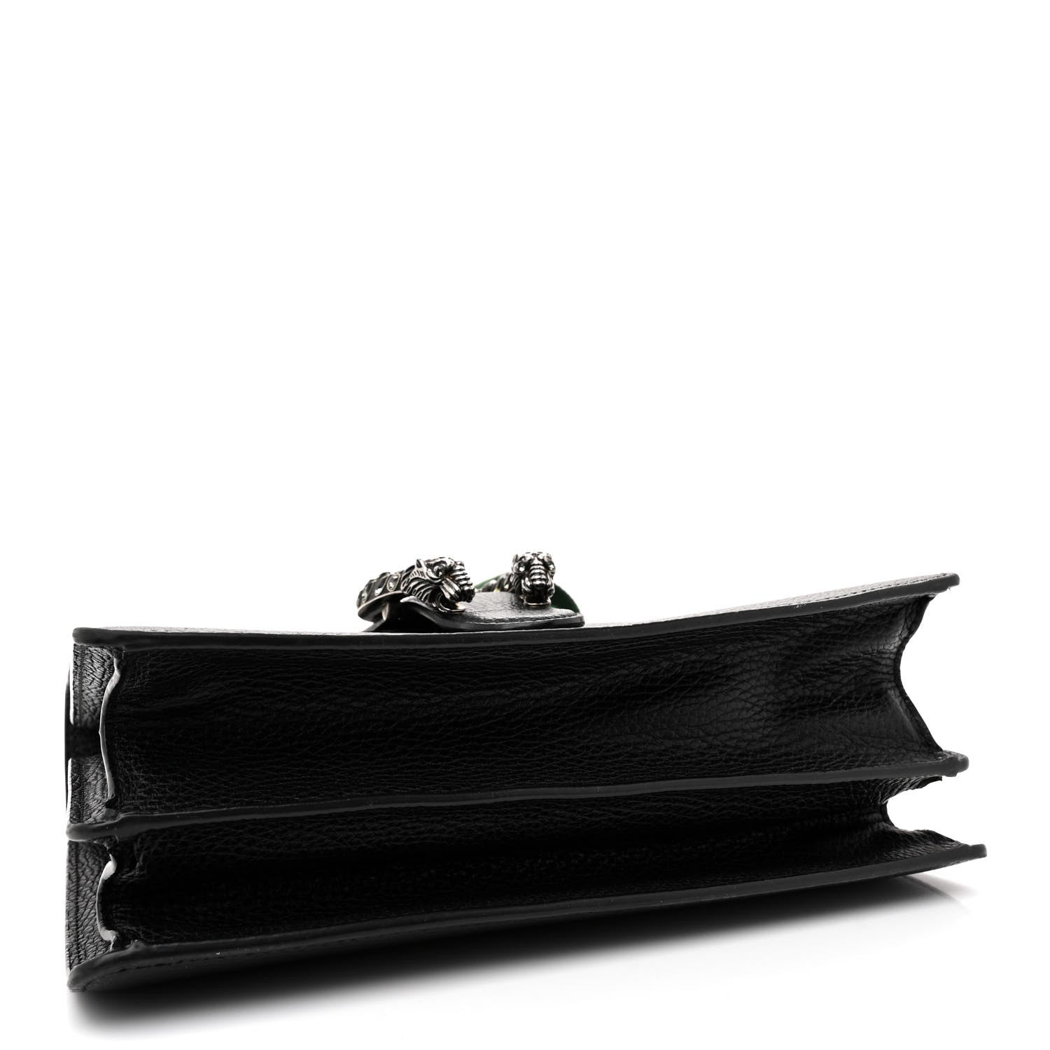 Gucci Dollar Calfskin Crystal Web Medium Dionysus Bamboo Top Handle Bag Black Black Diamond 4 of 14
