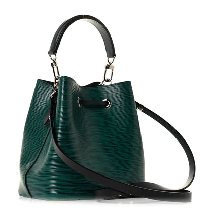 Louis Vuitton Epi Neonoe BB Emerald Green Indigo 3 of 8