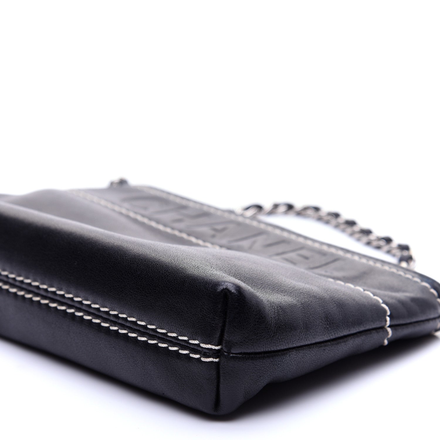 Chanel Lambskin Lax Pochette Black 9 of 11