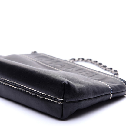Chanel Lambskin Lax Pochette Black 9 of 11